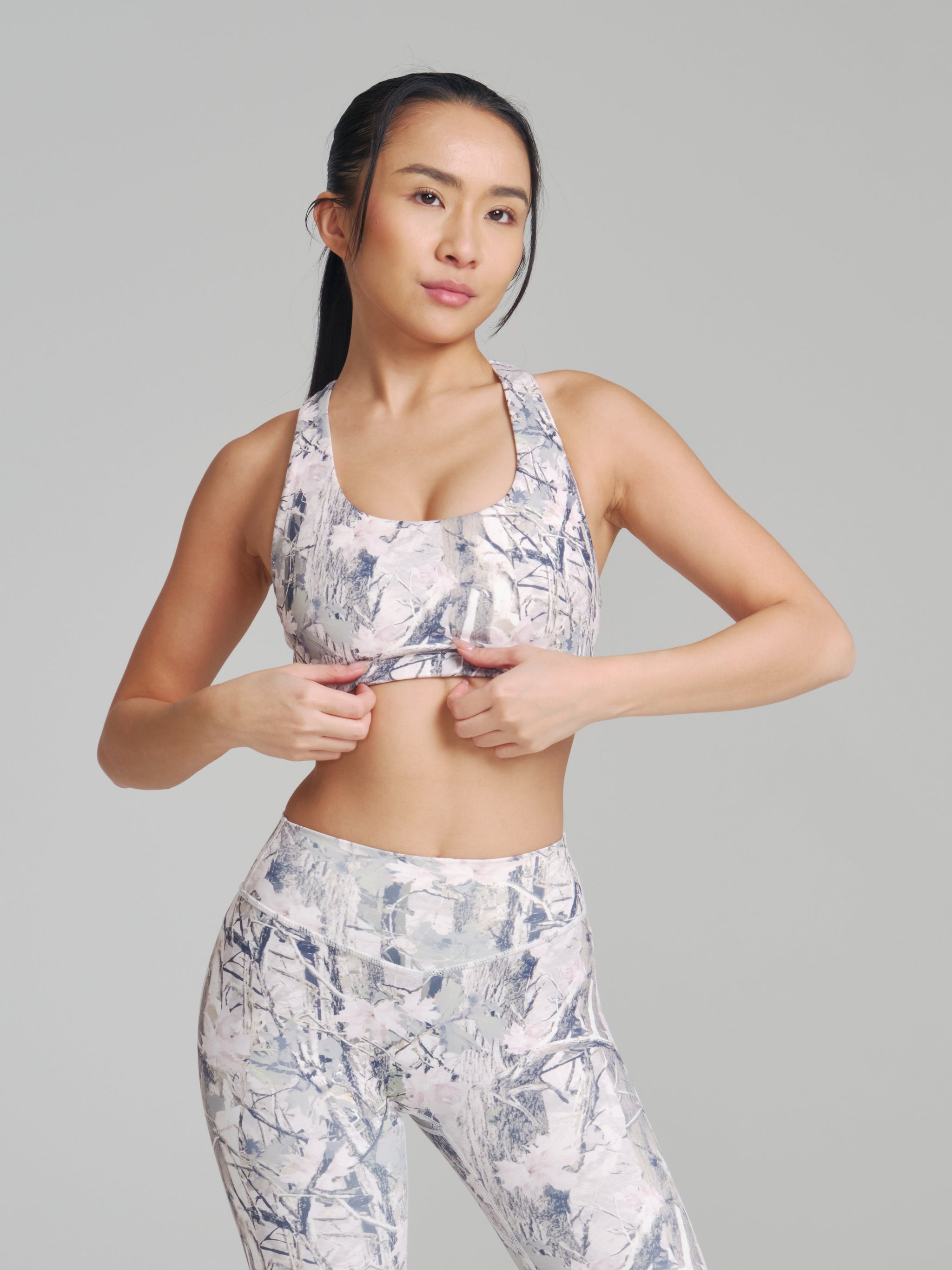 Colorado Fleece Sports Bra - Pink Camo