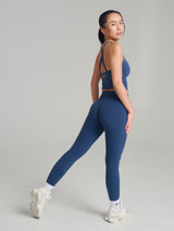 Thumbnail 3 of Poshknit Aggressive Scrunch Legging - Baked Blue, 3 of 4
