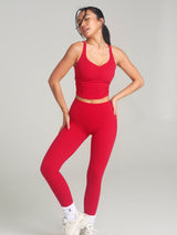 Thumbnail 4 of Poshknit Waist Tank - Lipstick Red, 4 of 4