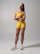 Thumbnail 6 of Sweetheart Nubre Sports Bra - Yellow and White, 6 of 6