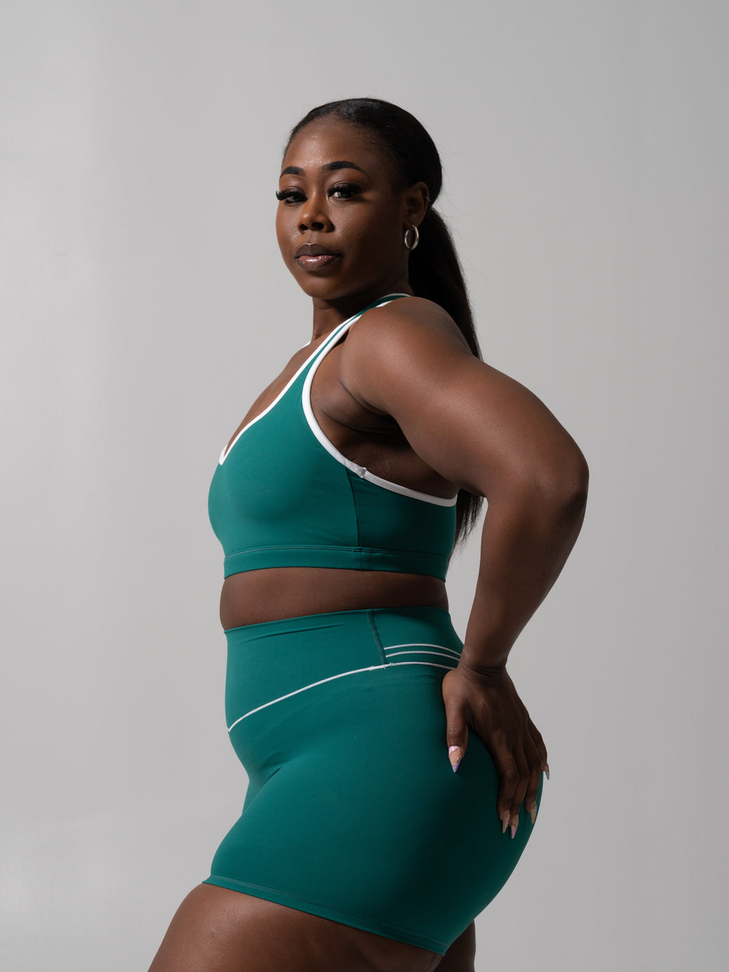 Sweetheart Nubre Sports Bra - Fresh and White