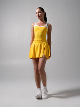Thumbnail 5 of Served Waist Tank - Pineapple and White, 5 of 5