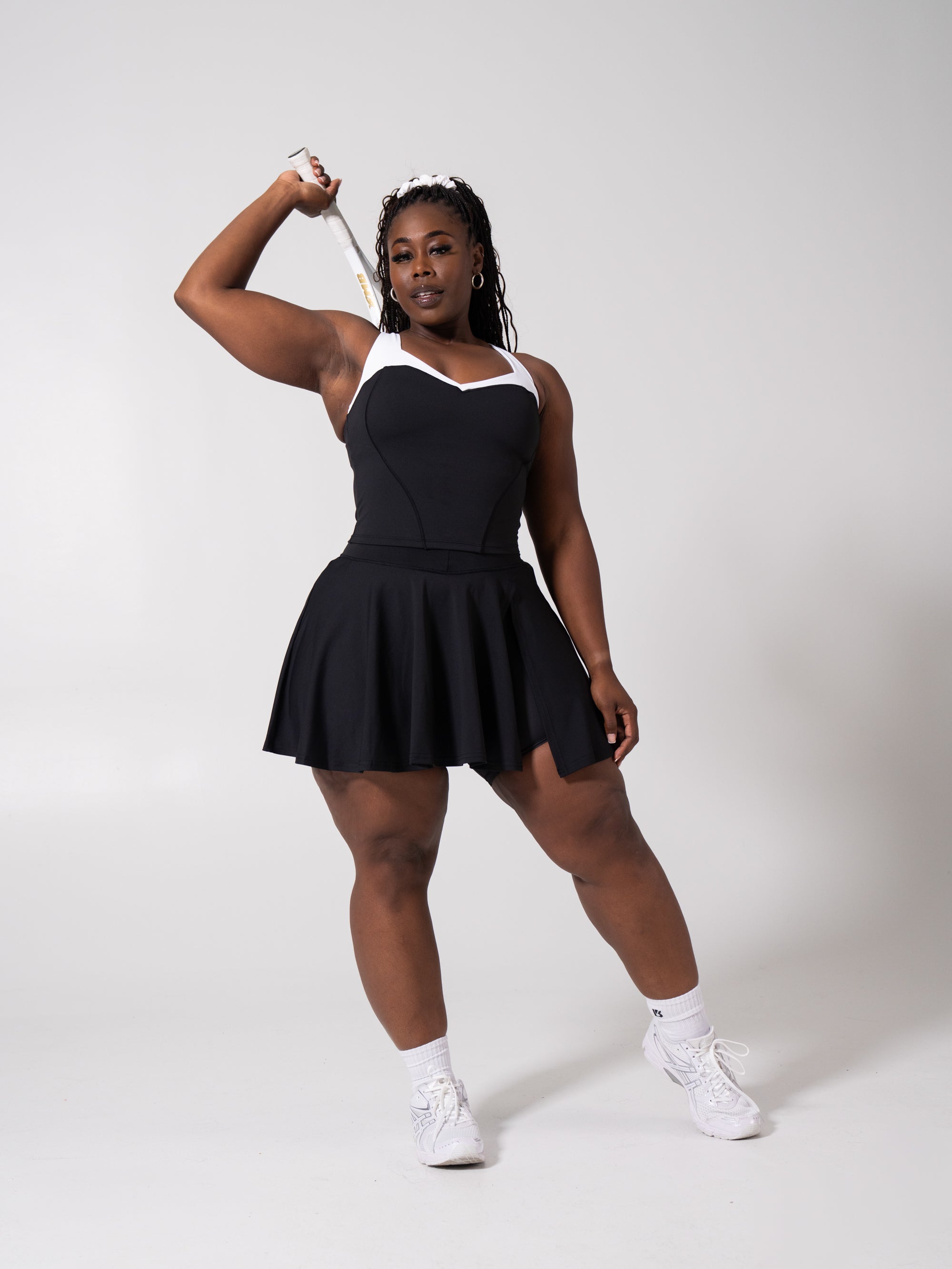 Served Skort - Onyx Black