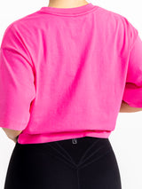 Thumbnail 4 of *PREORDER* Rep Crop Tee - Pink Crush, 4 of 5