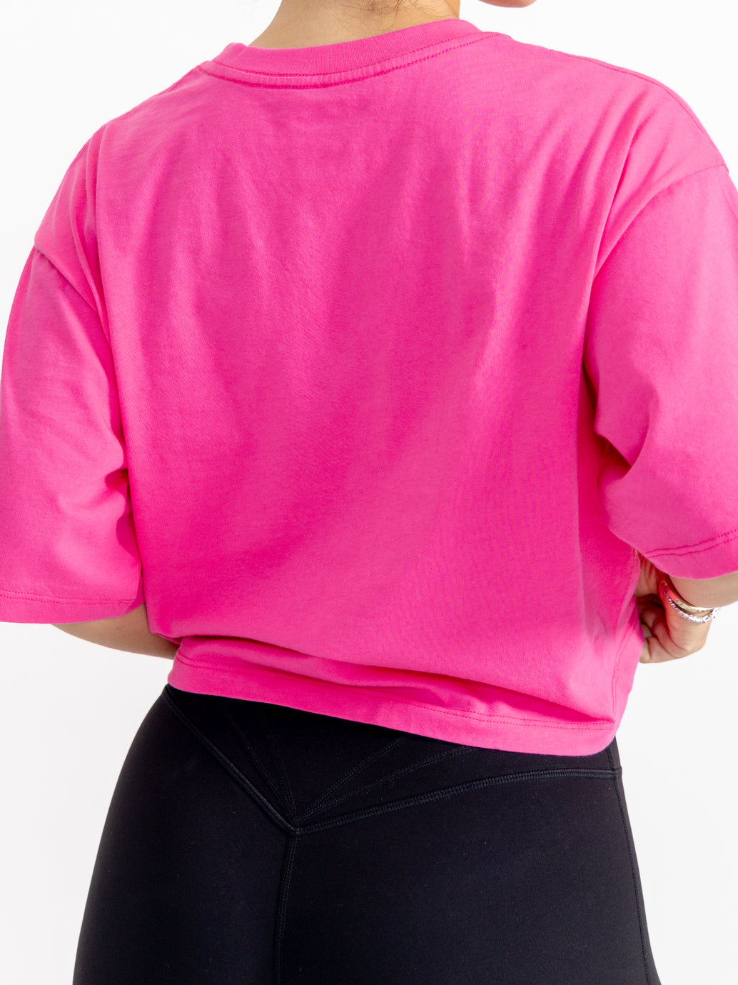 *PREORDER* Rep Crop Tee - Pink Crush