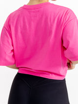 Thumbnail 5 of *PREORDER* Rep Crop Tee - Pink Crush, 5 of 5