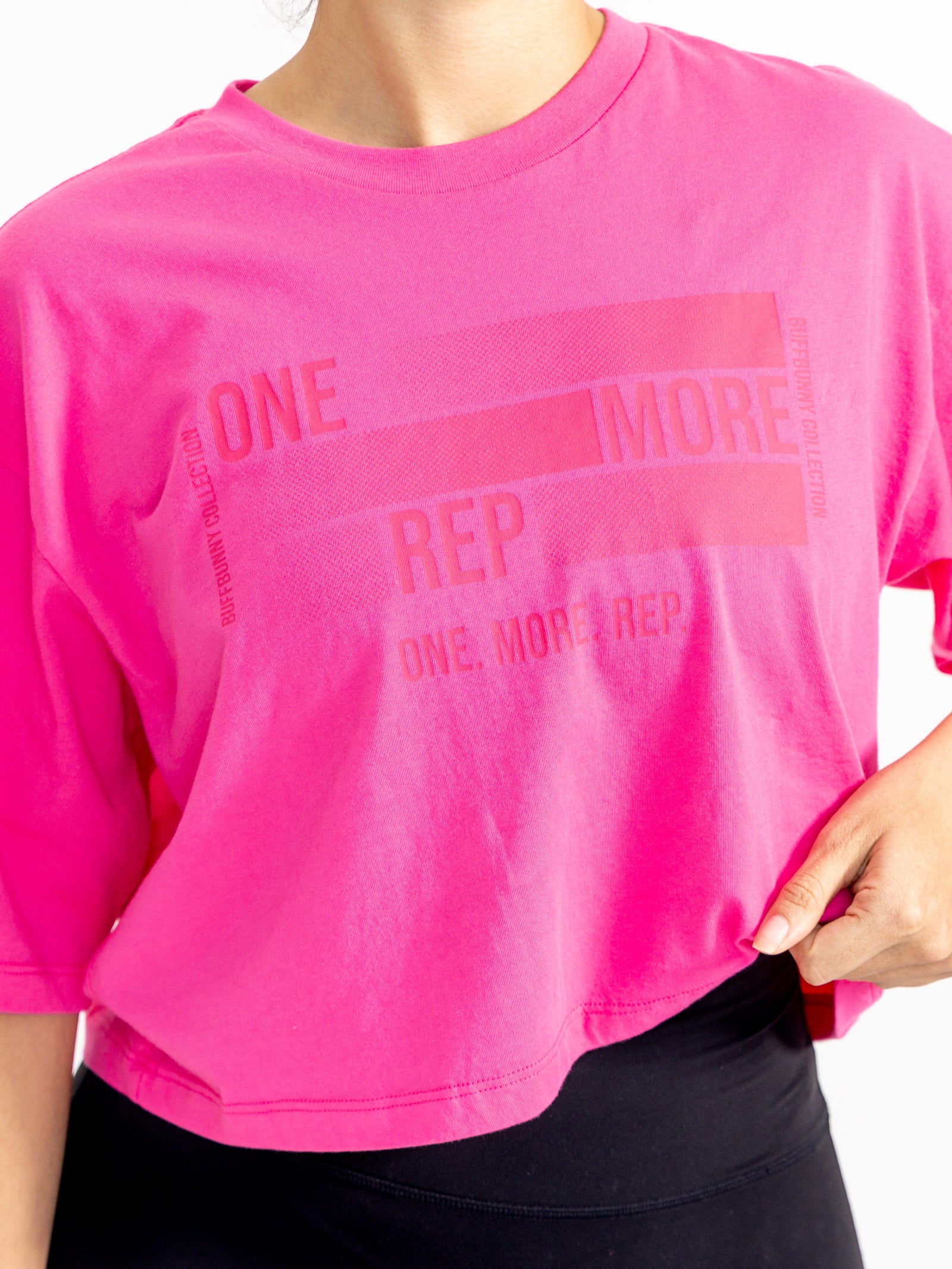 *PREORDER* Rep Crop Tee - Pink Crush