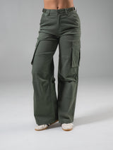 Thumbnail 4 of Wide Leg Cargo Pant - Timber, 4 of 5