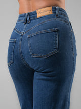 Thumbnail 1 of Cheeky Straight Leg Mid Rise Jeans - Medium Wash, 1 of 6