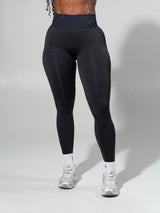 Thumbnail 3 of **PREORDER**Shade Seamless Legging - Heather Black and Charcoal, 3 of 10