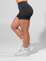 Thumbnail 5 of **PREORDER** Miracle Seamless Hip Rise Short 4.5" - Heather Charcoal, 5 of 7