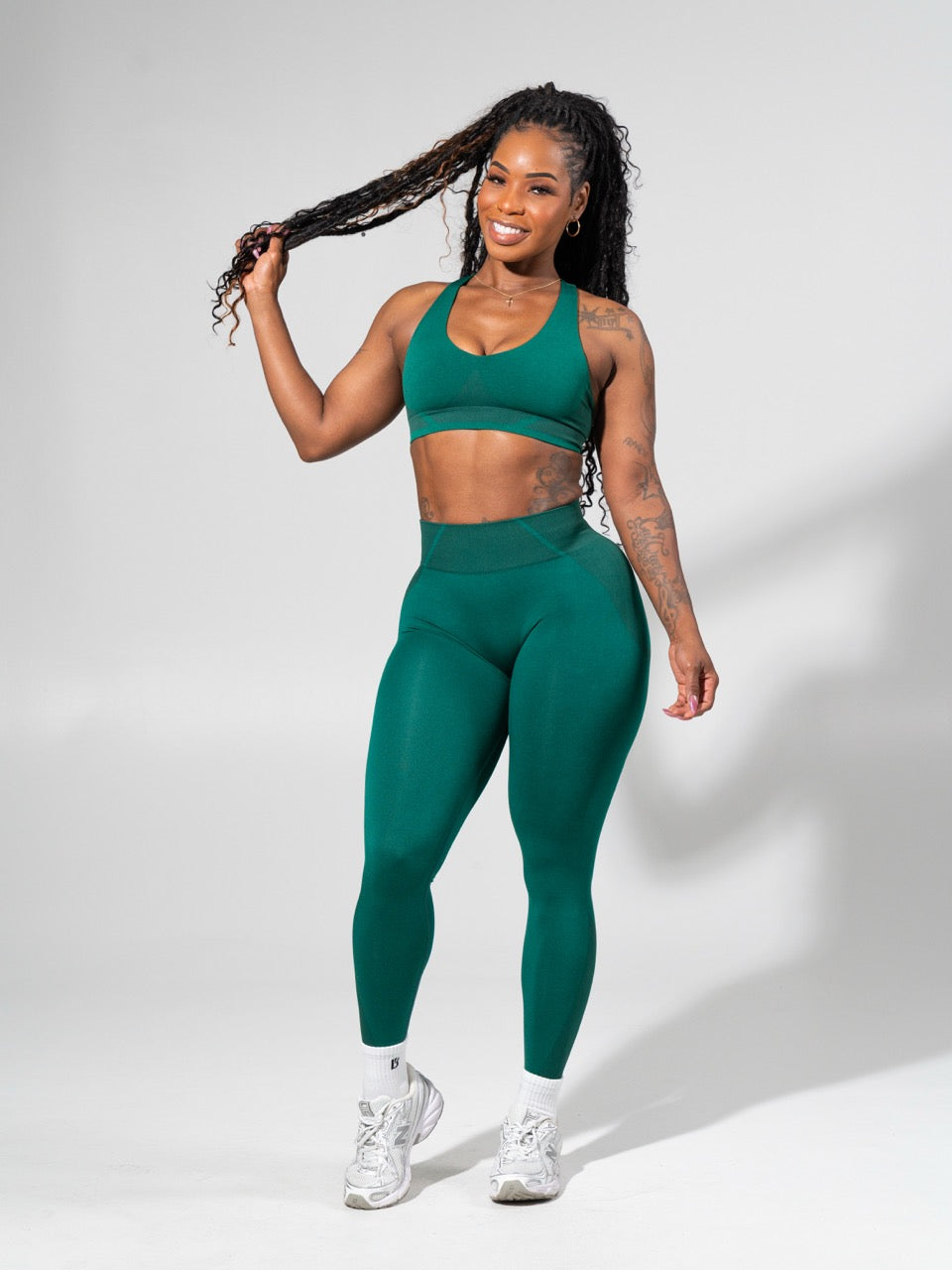 **PREORDER** Shade Seamless Sports Bra - Heather Fresh