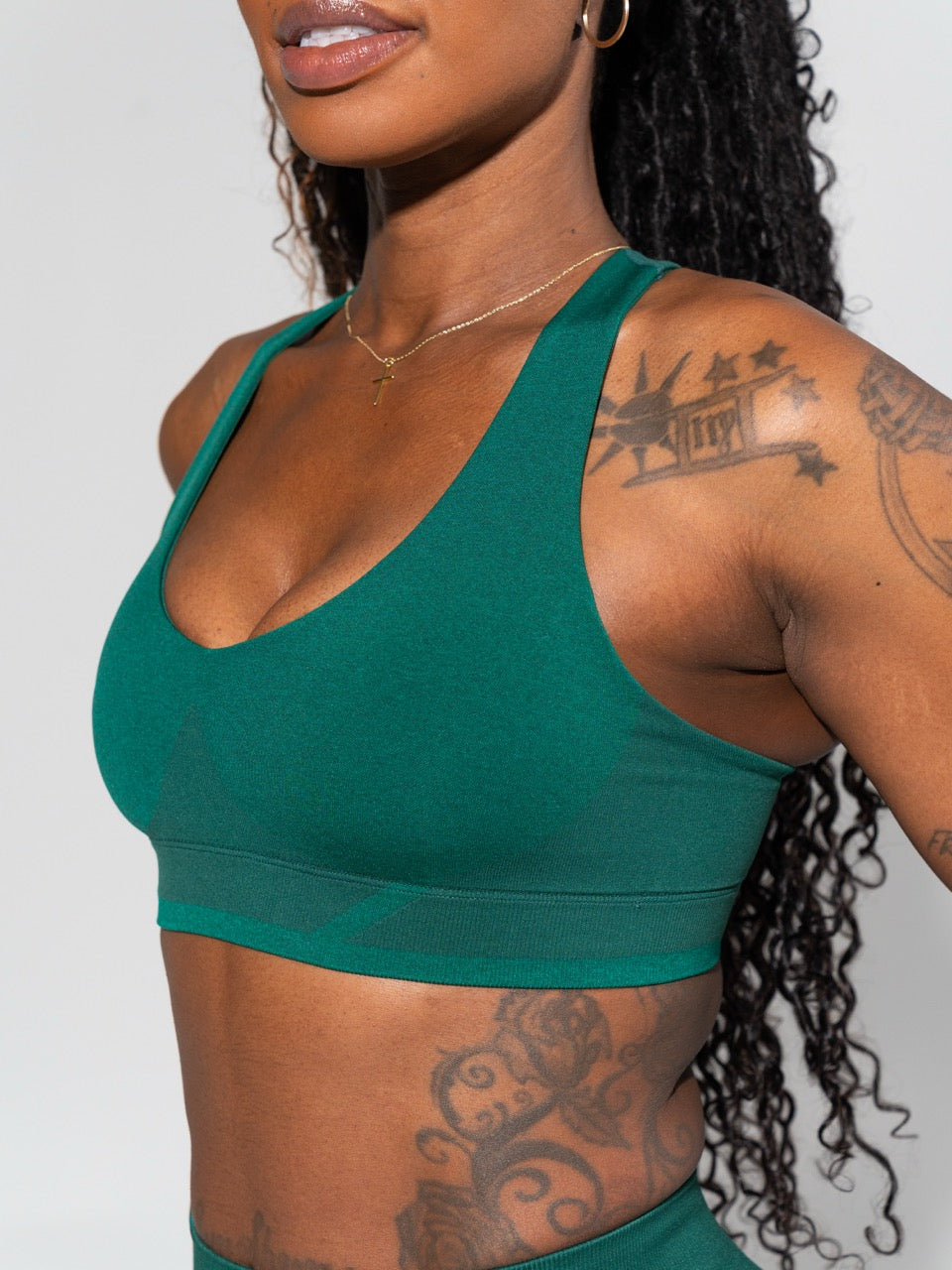 **PREORDER** Shade Seamless Sports Bra - Heather Fresh
