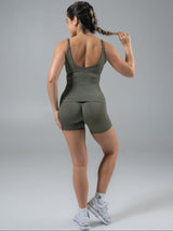 Thumbnail 5 of Snatched Seamless Short 4.5" - Gamma Green, 5 of 5