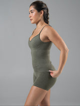 Thumbnail 1 of Sculpt Seamlesss Hip Tank - Gamma Green, 1 of 5