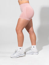 Thumbnail 4 of **PREORDER** Miracle Seamless Hip Rise Short 4.5" - Heather Rose Water, 4 of 8