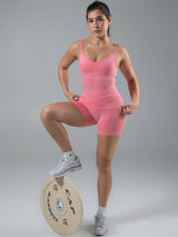 Thumbnail 2 of Snatched Seamless Short 6" - Guava, 2 of 6
