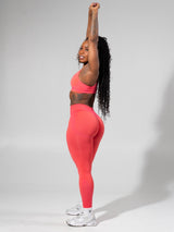 Thumbnail 2 of **PREORDER** Shade Seamless Legging - Heather Tequila and Punch, 2 of 6