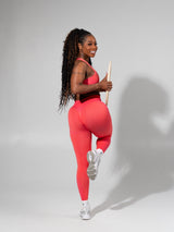 Thumbnail 6 of **PREORDER** Shade Seamless Legging - Heather Tequila and Punch, 6 of 6