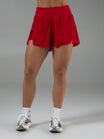 Momentum Short 3" Liner - Lipstick Red