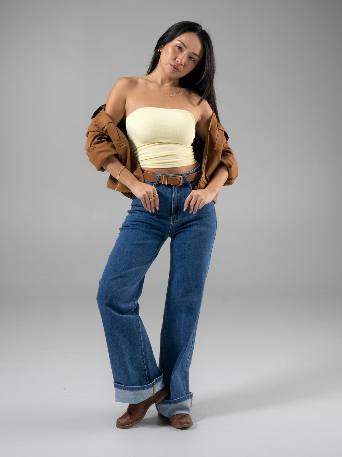 Brami Tube Top - Butter Yellow
