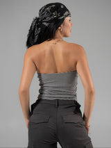 Thumbnail 6 of Brami Tube Top - Black/ White Stripe, 6 of 6