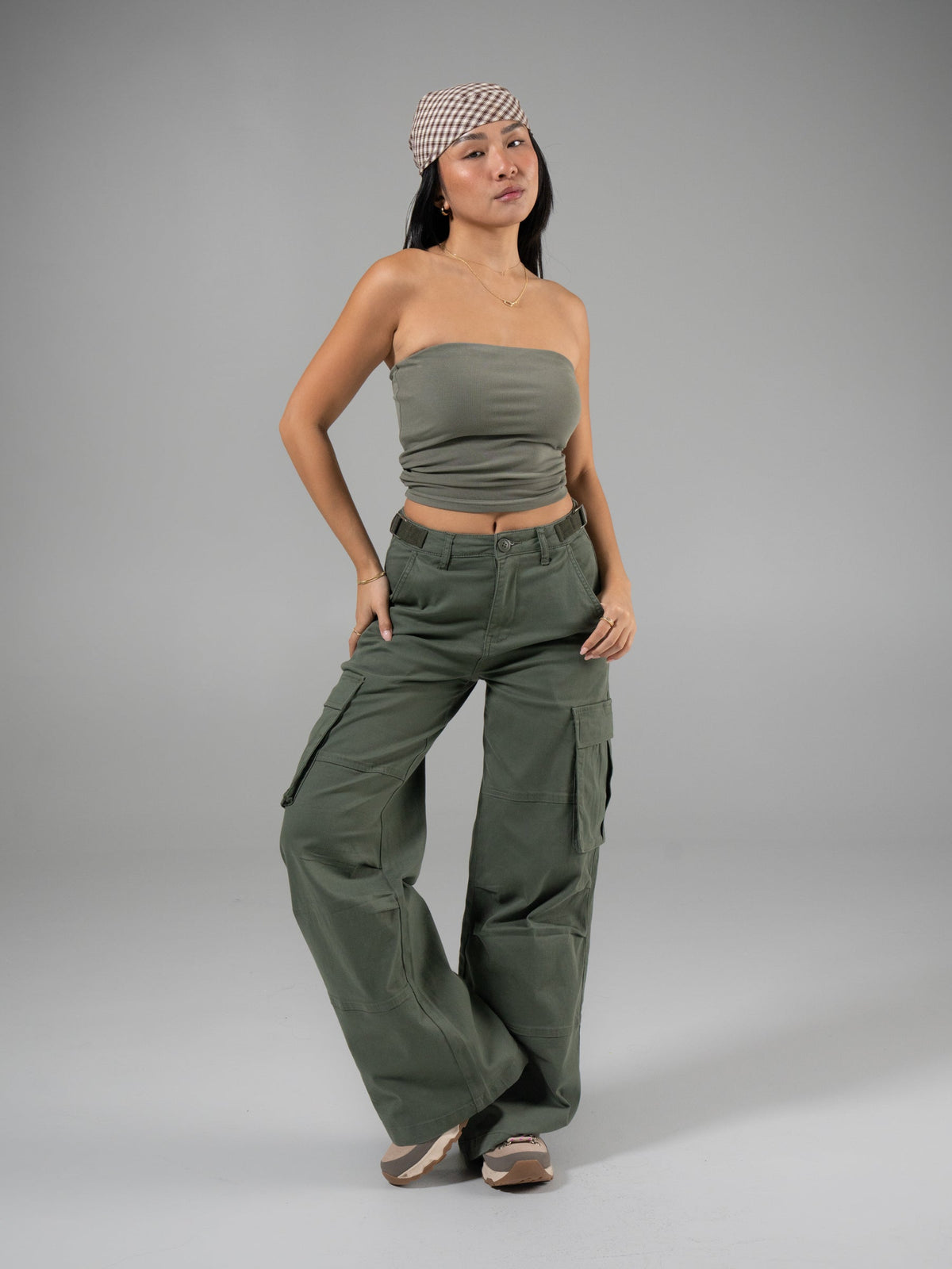 Brami Tube Top - Olive Juice