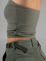Thumbnail 3 of Brami Tube Top - Olive Juice, 3 of 6