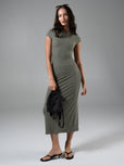 Brami Tee Shirt Dress - Olive Juice