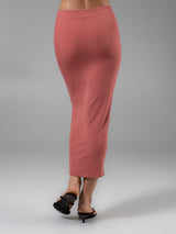 Thumbnail 6 of Nimbus Rib Midi Skirt - Cinnamon Toast, 6 of 6