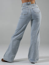 Thumbnail 5 of Cheeky Straight Leg High Rise Jeans - Light Wash, 5 of 5