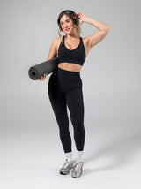 Thumbnail 2 of Candy Wrap Sports Bra - Onyx Black, 2 of 6