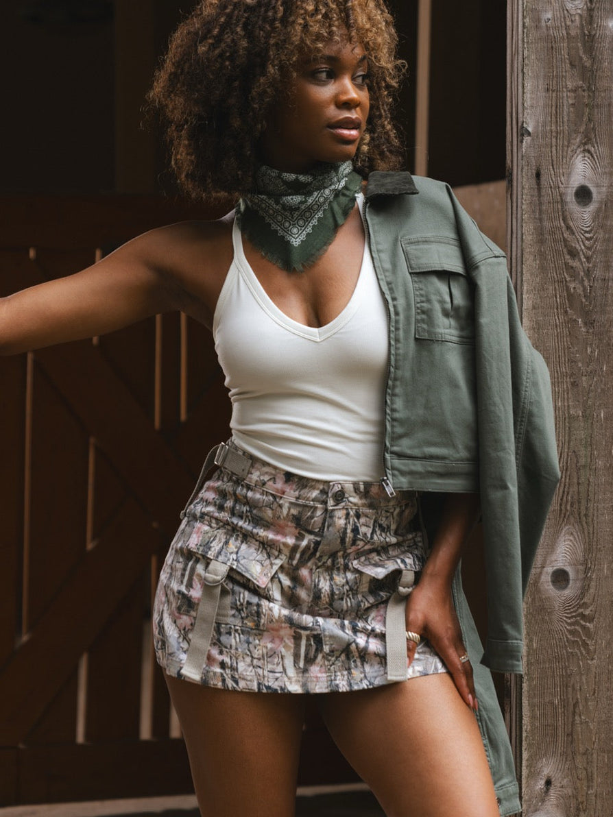 Denali Skort - Pink Camo