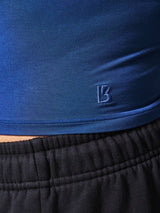 Thumbnail 7 of Halo Long Sleeve Baby Tee - Baked Blue, 7 of 7