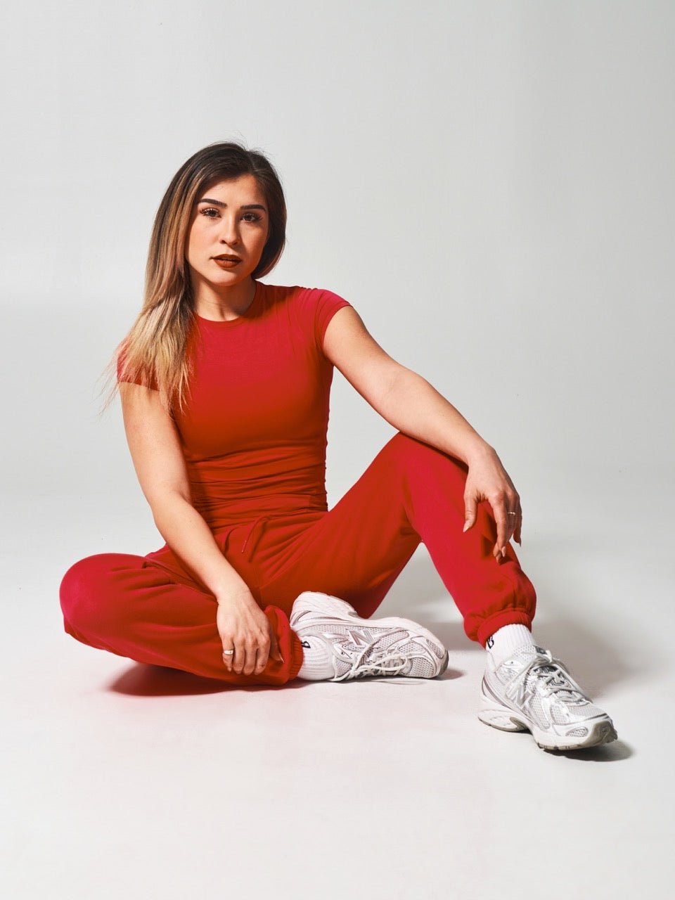 Halo Tee - Lipstick Red