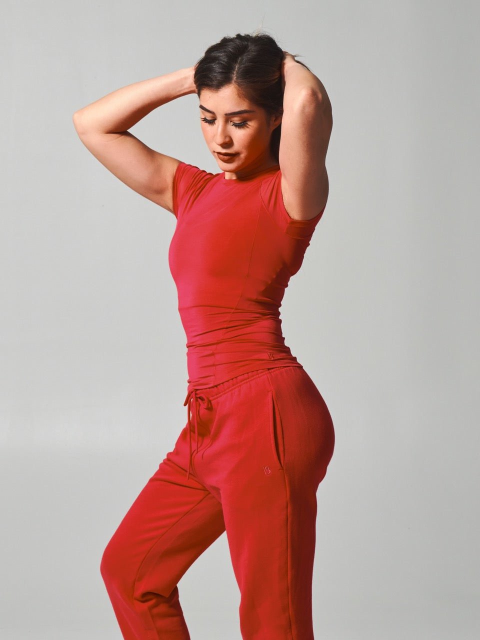 Halo Tee - Lipstick Red