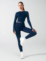 Thumbnail 1 of *PREORDER* Storm Waist Top - Baked Blue, 1 of 13