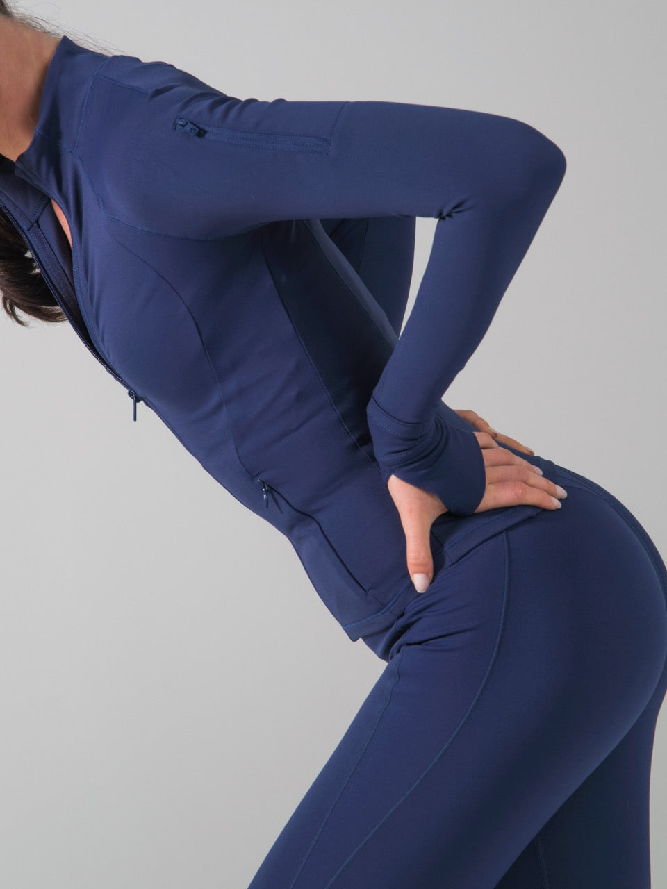 Elysium Zip Jacket - Baked Blue