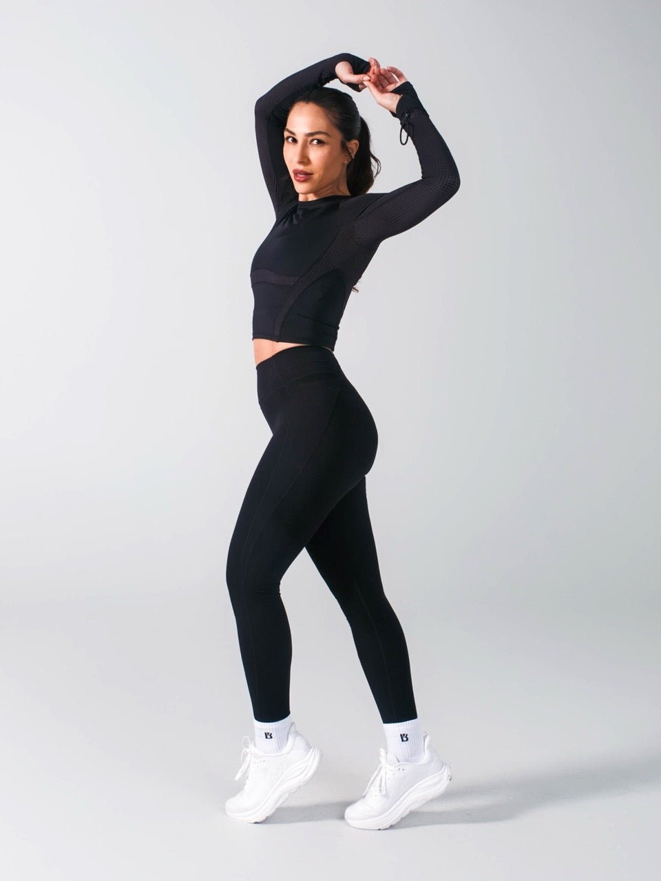 *PREORDER* Storm Waist Top - Onyx Black