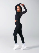 Thumbnail 2 of *PREORDER* Storm Waist Top - Onyx Black, 2 of 5