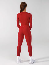 Thumbnail 5 of Storm Waist Top - Lipstick Red, 5 of 6