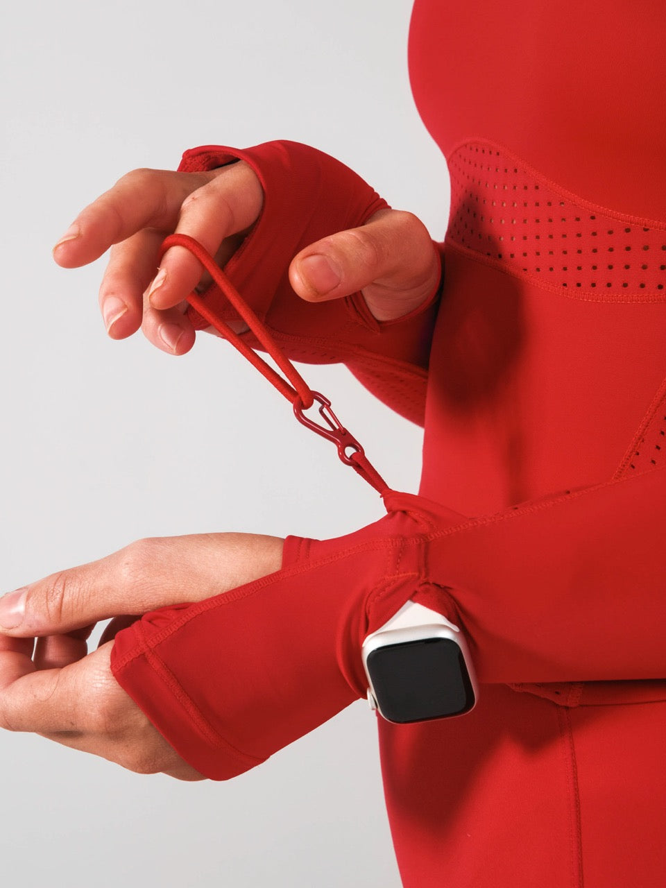 Storm Waist Top - Lipstick Red