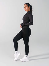 Thumbnail 2 of Elysium Zip Jacket - Onyx Black, 2 of 6