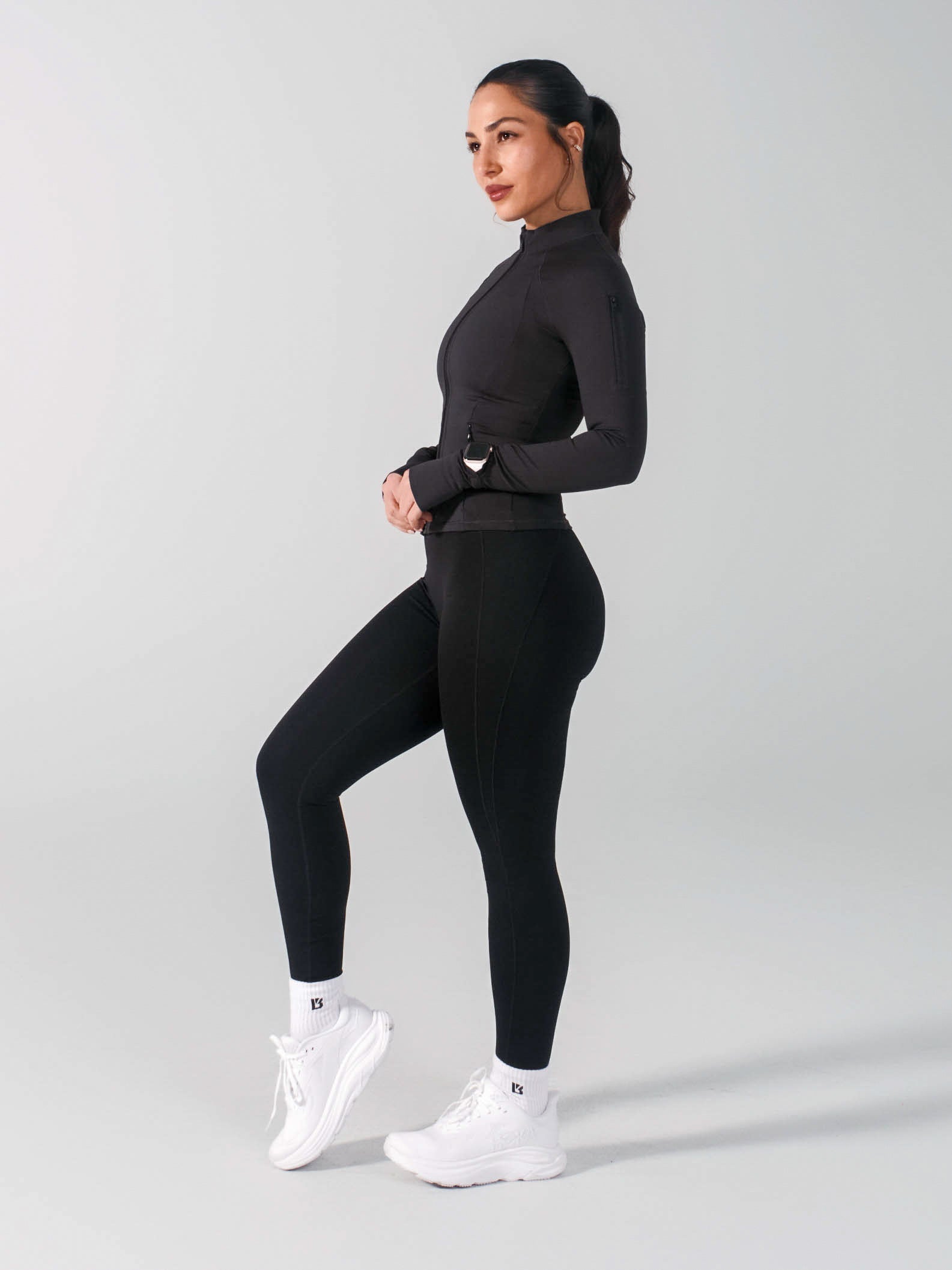 Elysium Zip Jacket - Onyx Black