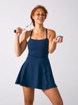 Bend and Snap Dress - Baked Blue