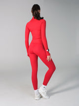 Thumbnail 4 of Elysium Zip Jacket - Lipstick Red, 4 of 6