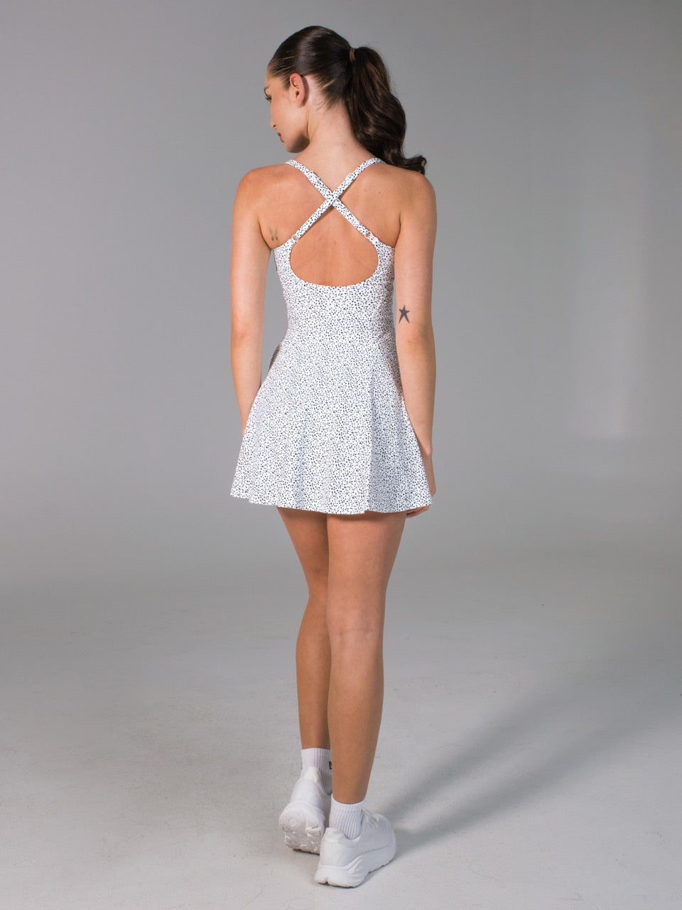 Bend and Snap Dress - Dalmatian Print
