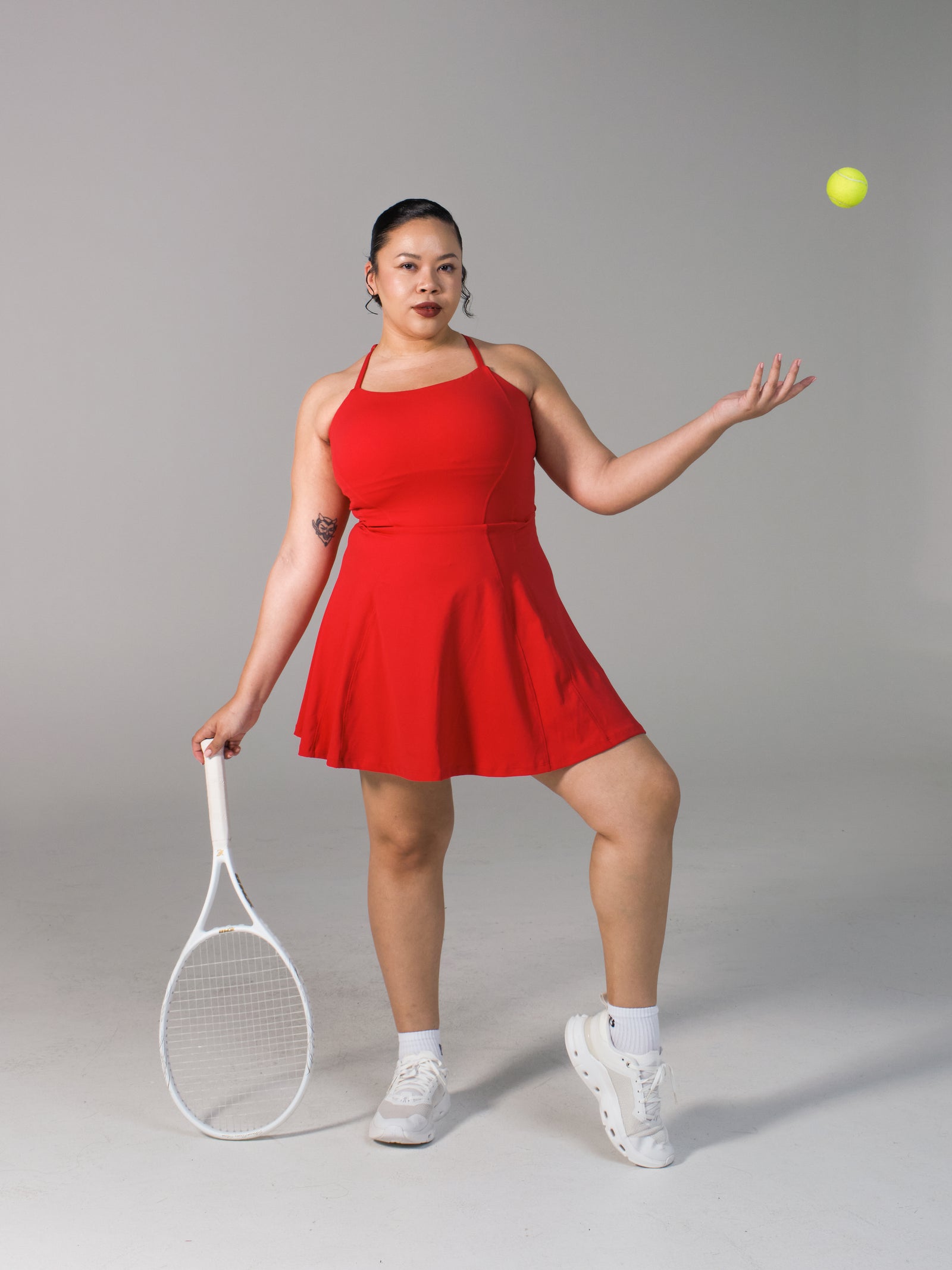 Bend and Snap Dress - Lipstick Red