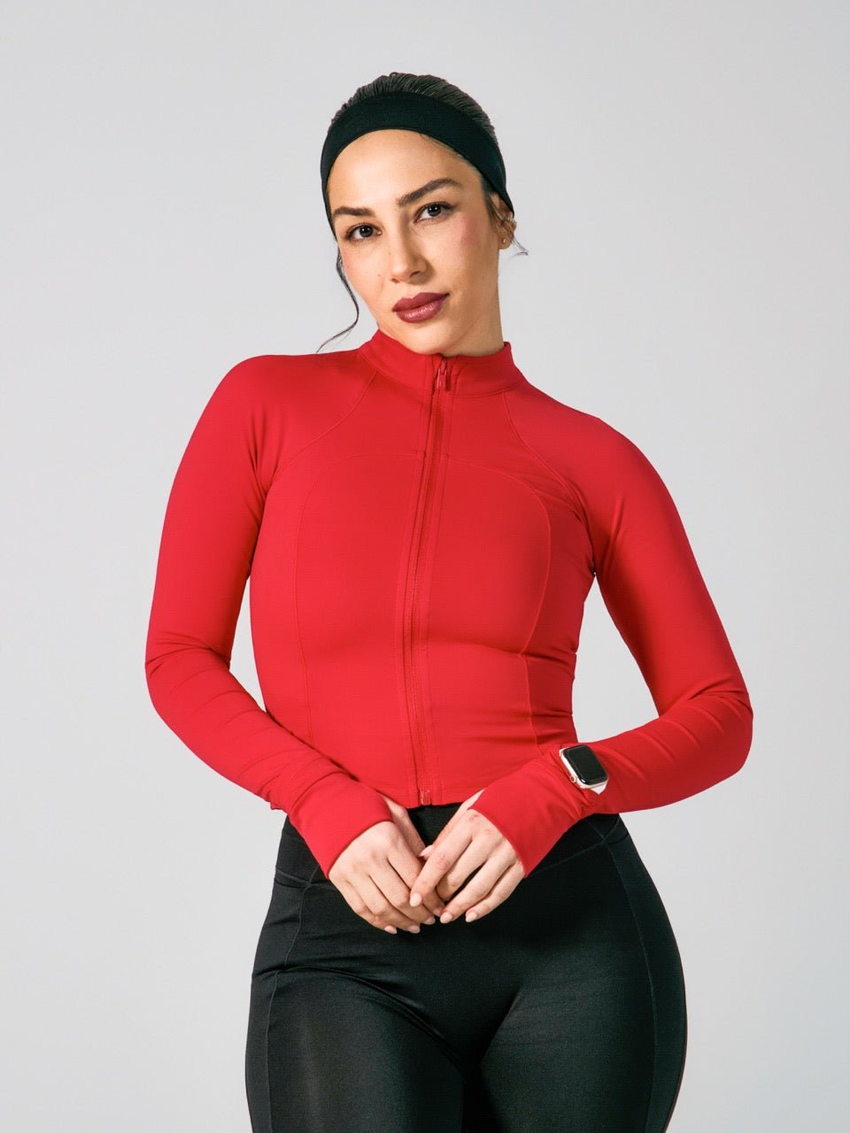 Phantom Hip Jacket - Lipstick Red