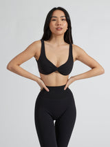Thumbnail 5 of Twisted Sports Bra - Onyx Black, 5 of 7